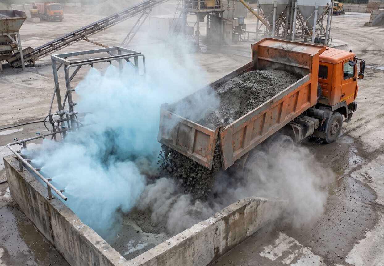 Ultrasonic Fog Concrete Plant Back